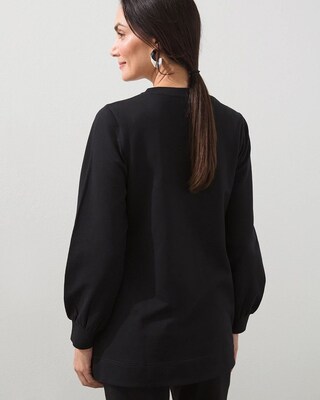 Zenergy French Terry Applique Tunic