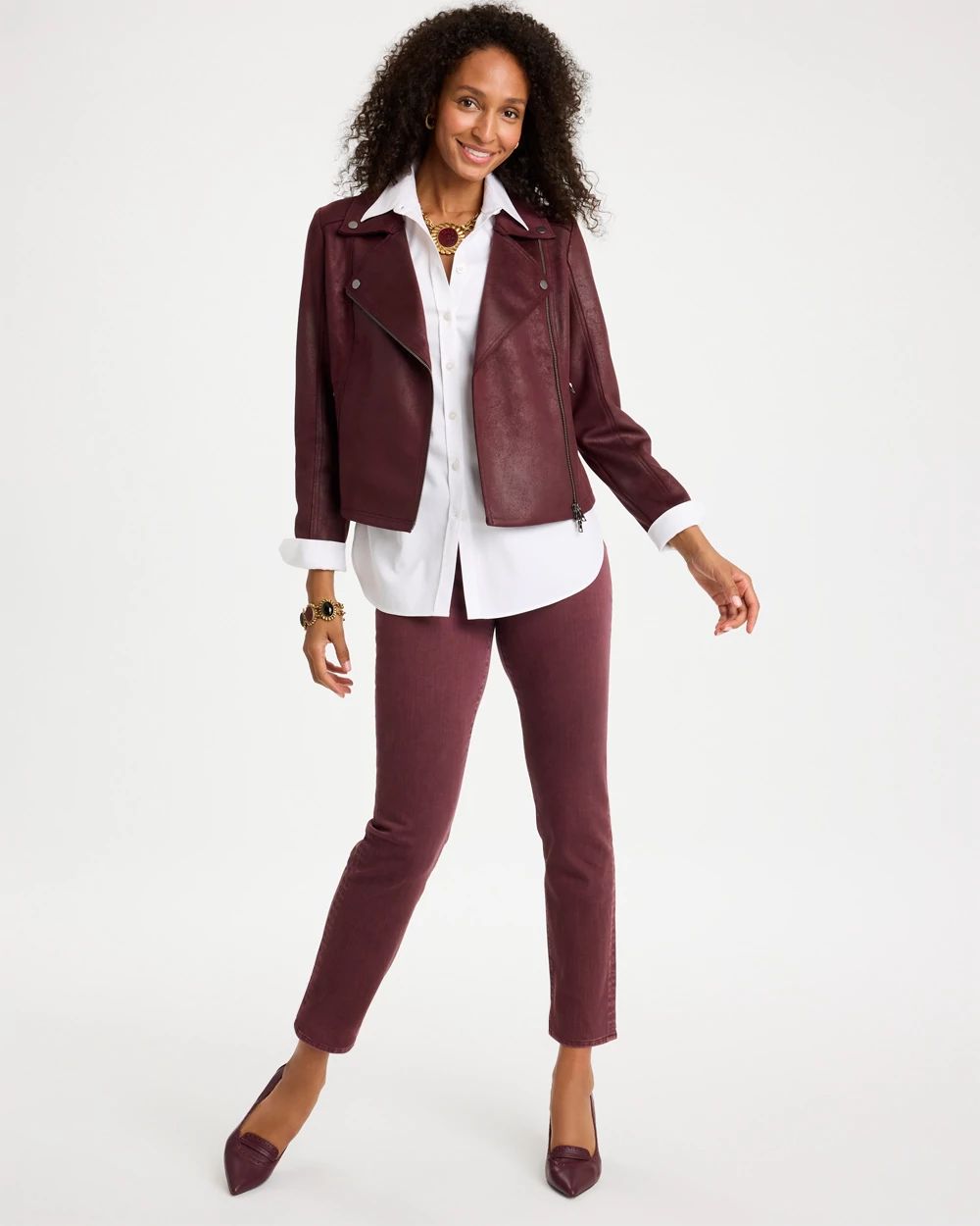 Girlfriend Slim Ankle Jeans
