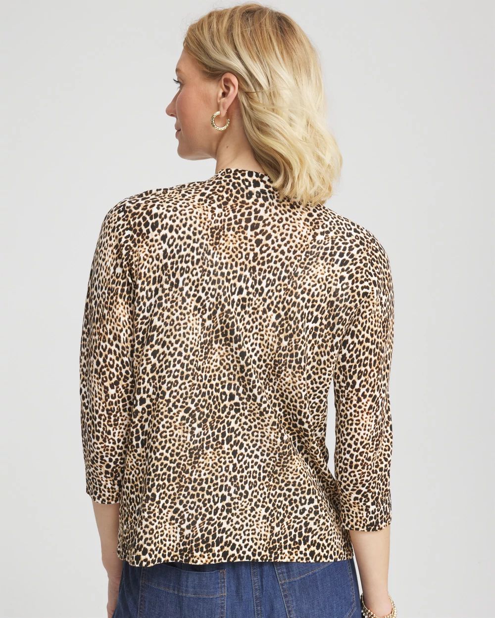 Summer Romance Animal Print Cardigan