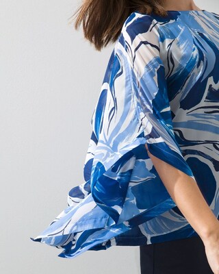 Water Lilies Sheer Poncho