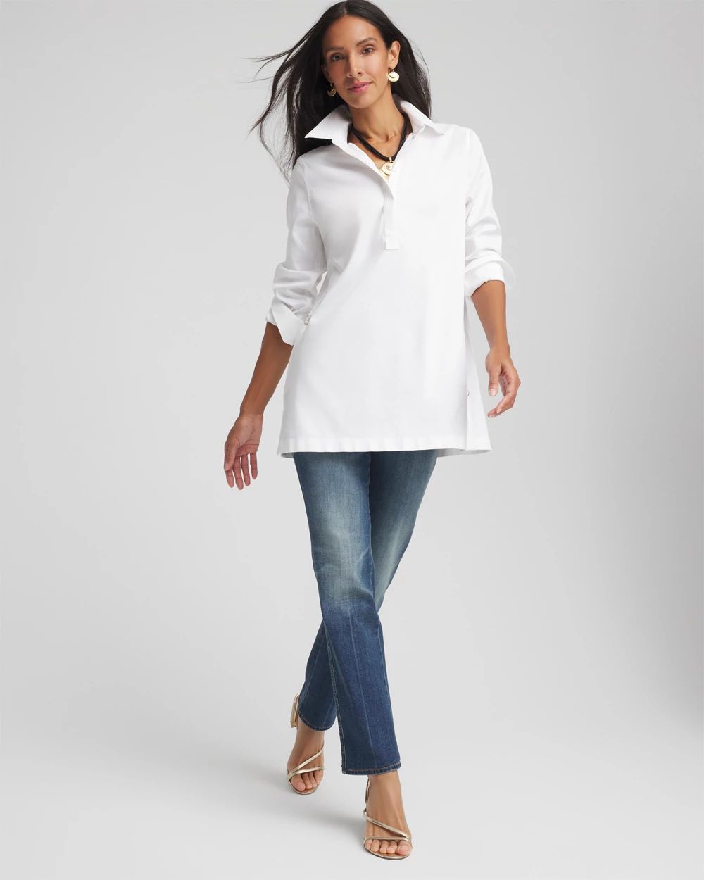 No Iron™ Stretch Tunic click to view larger image.