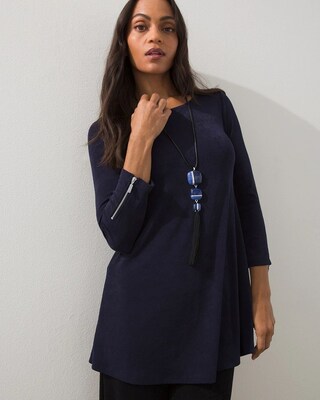 Travelers Zip Sleeve Tunic