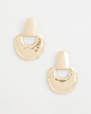 No Droop® Doorknocker Earrings click to view larger image.