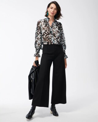 Dot Print Jacquard Shirt