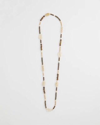 Tiger's Eye Single-Strand Necklace click to view larger image.