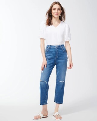 Textured Puff Sleeve Top