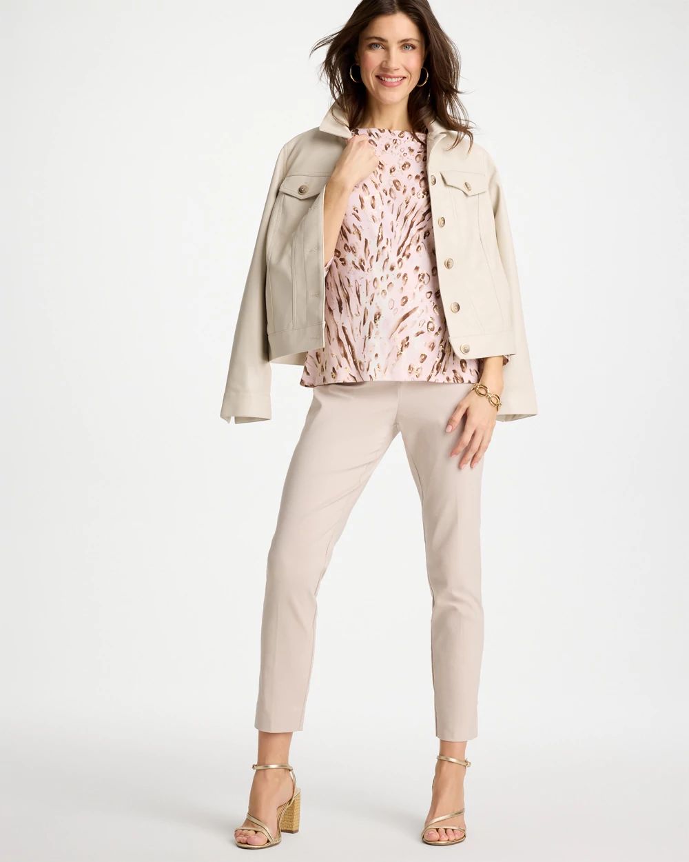 Brigitte™ Slim Pull-On Ankle Pants