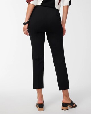 Juliet Ponte Straight Cropped Pants
