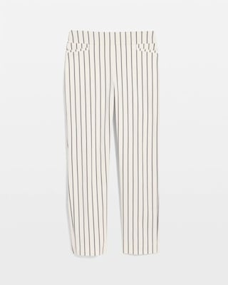 Pinstriped Brigitte™ Slim Ankle Pants click to view larger image.