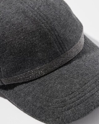 Cashmere Blend Baseball Cap