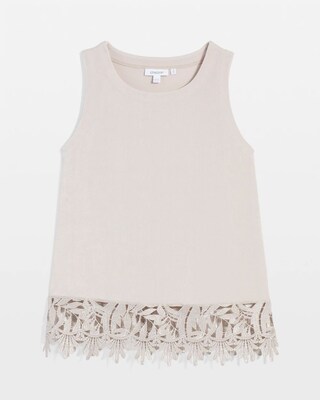 Travelers™ Lace Trim Tank click to view larger image.