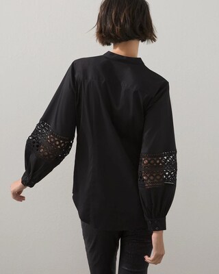 Poplin Billow Sleeve Shirt