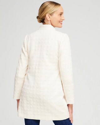 Ponte Knit Jacquard Topper