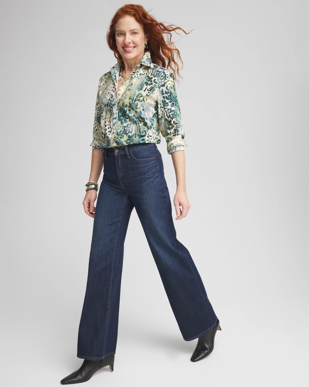 High Rise Wide Leg Jeans