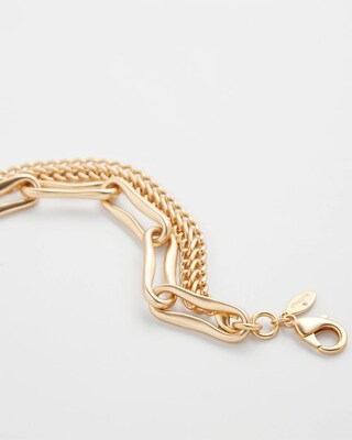 Gold Tone Collar Necklace