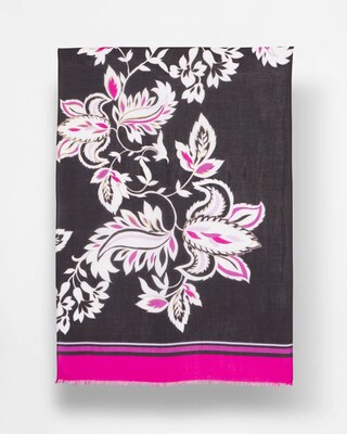 Floral Oblong Scarf