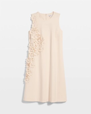 Applique Ponte Knit Dress click to view larger image.