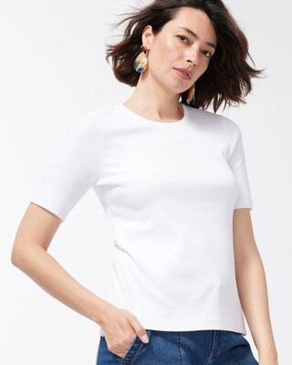 Cotton Crew Neck Tee