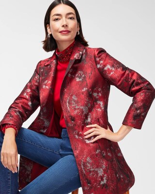 Petite Jacquard Topper