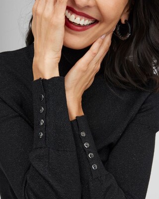 Lurex Turtleneck Sweater