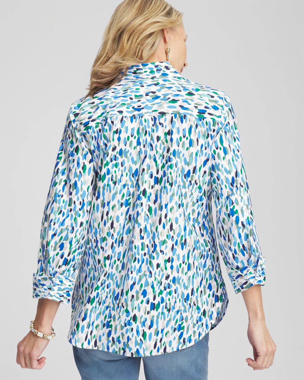 No Iron™ Multi Spot Shirt click to view larger image.
