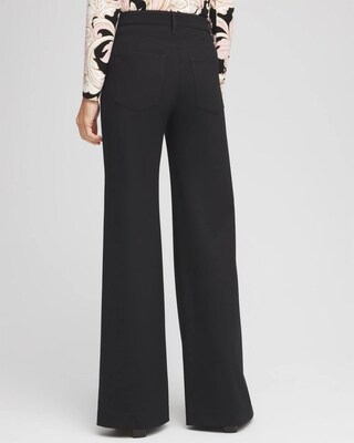 High Rise Wide Leg Ponte Pants click to view larger image.