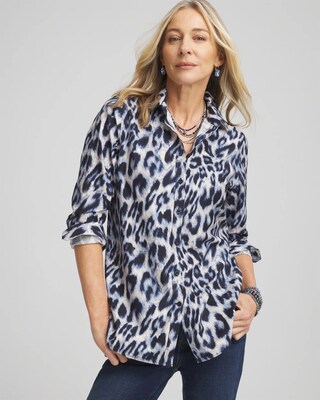 No Iron™ Animal Print Shirt