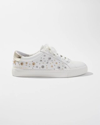 Leather Studded Sneakers