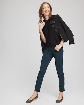 Dolman Sleeve Crew Neck Pullover Sweater click to view larger image.