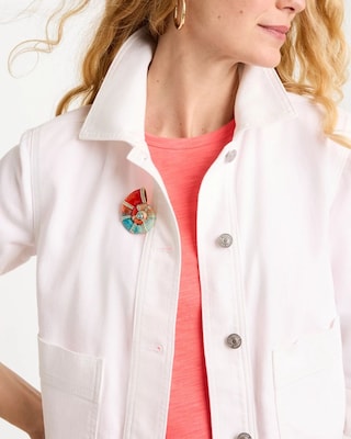 Conch Shell Brooch click to view larger image.