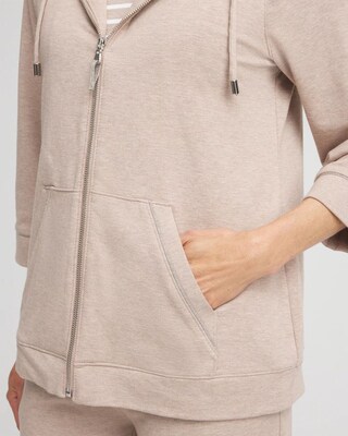 Zenergy® French Terry Full-Zip Hoodie click to view larger image.