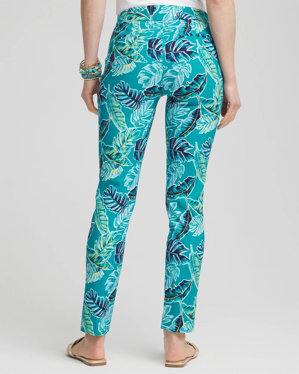 Petite Brigitte™ Tropical Slim Ankle Pants