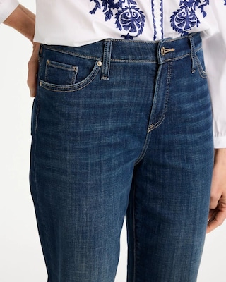 Girlfriend Straight Ankle Jeans click to view larger image.