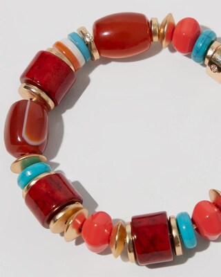 Beaded Hoop Earrings