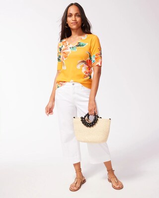 Pima Lilies Everyday V-Neck Tee