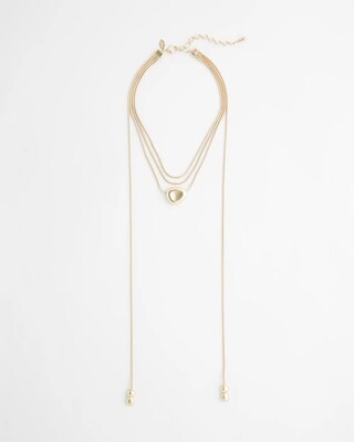 Faux Wrap Necklace