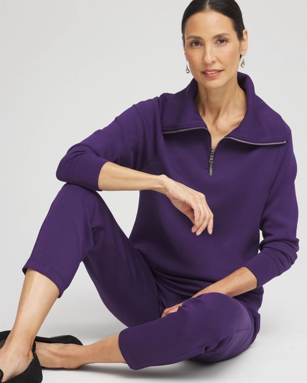 Zenergy® Scuba Zipper Sweatshirt