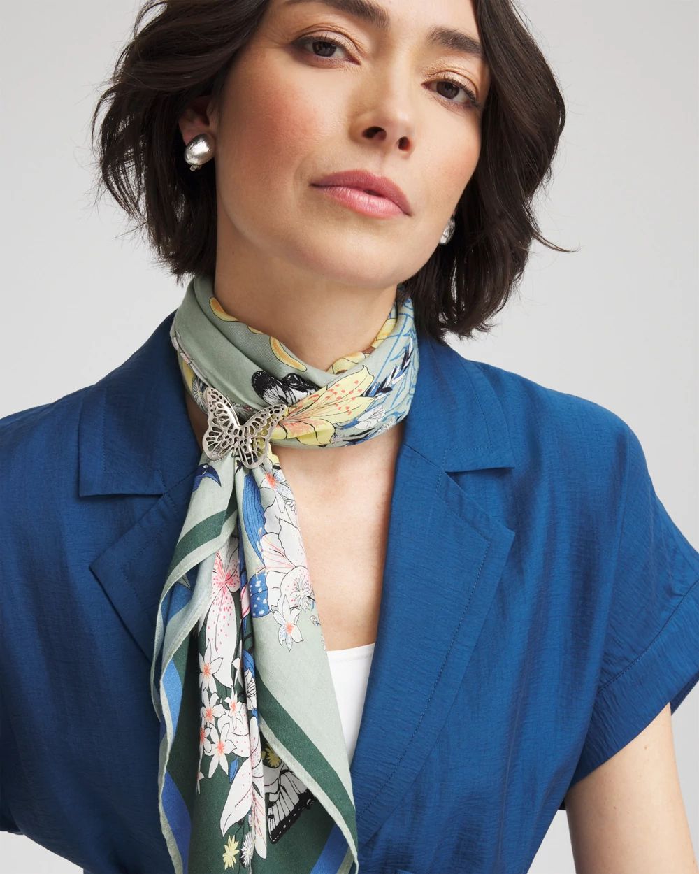 Butterfly Scarf Ring