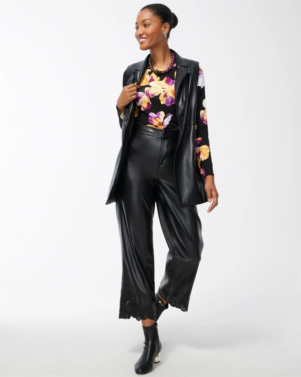 Touch of Cool Floral Layering Tee