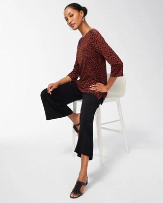 Travelers Diamond Print Tunic