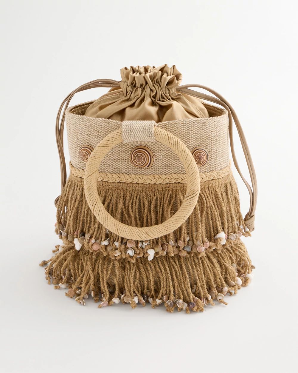 Chico's Originals Bamboo Bucket Bag click to view larger image.