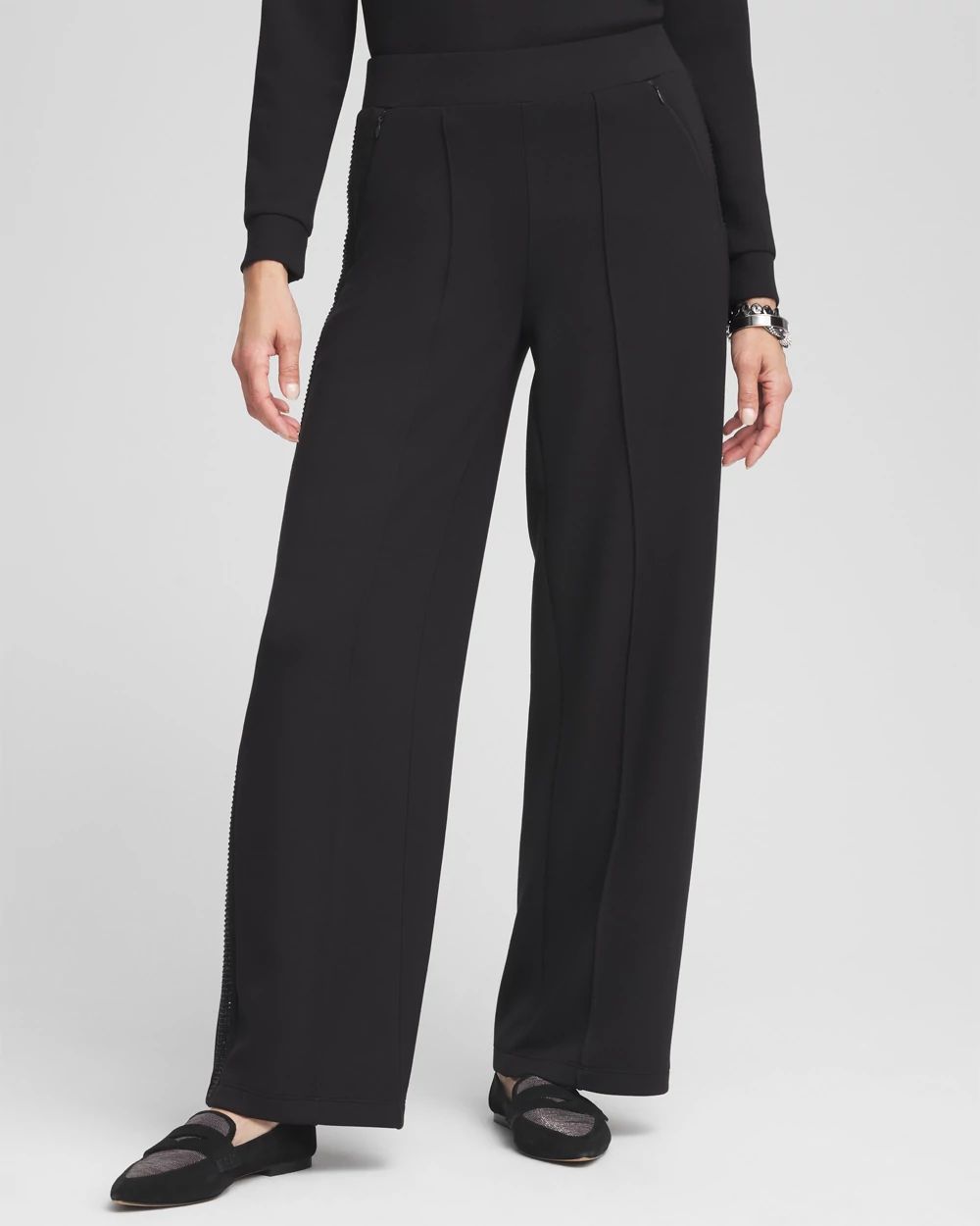 Petite Zenergy® Scuba Embellished Pants