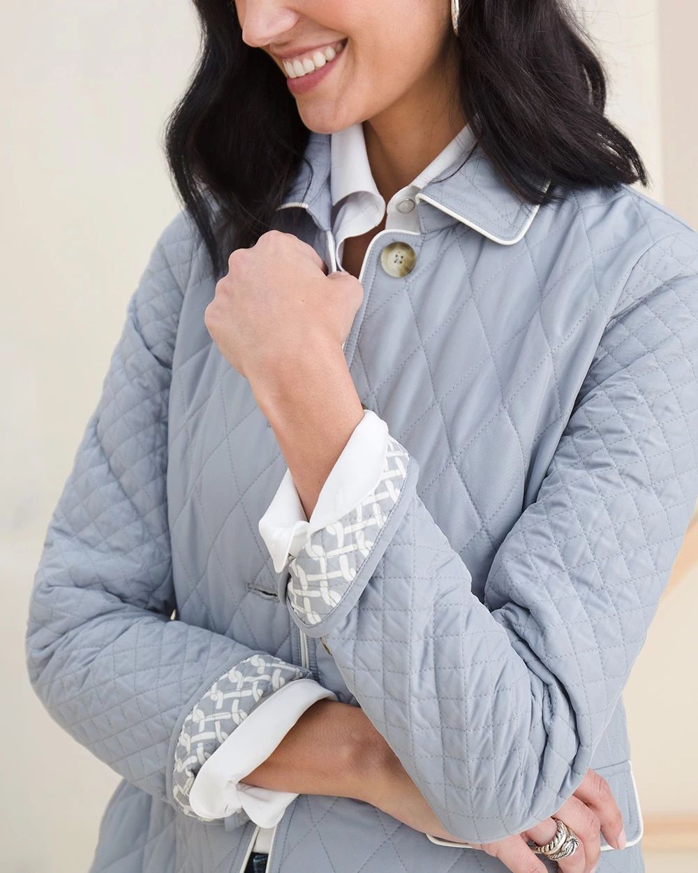 Elongated Quilted Jacket