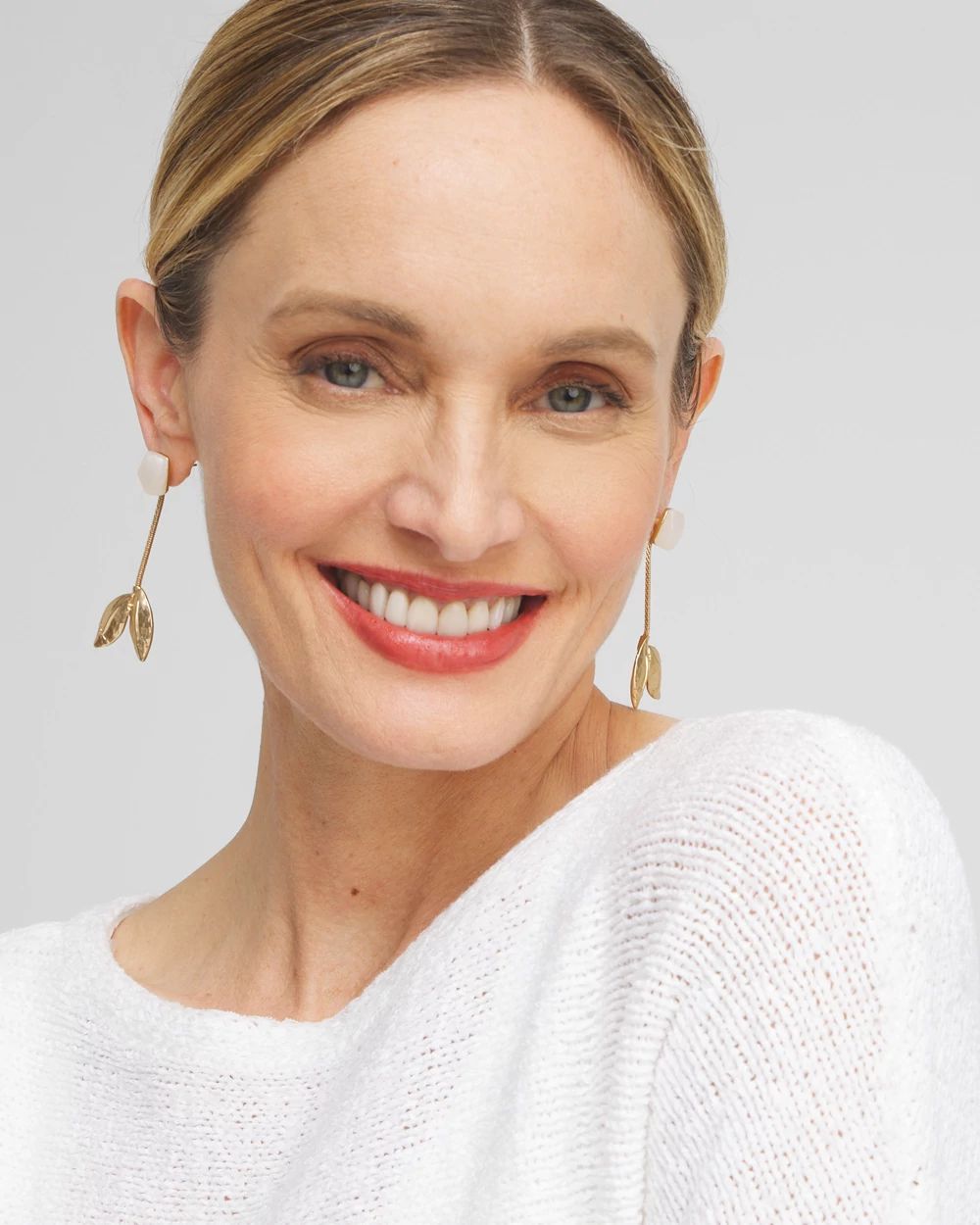Leaf Drop Earrings
