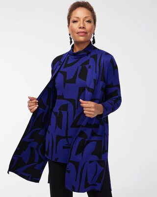 Travelers Collection Jacquard Cardigan