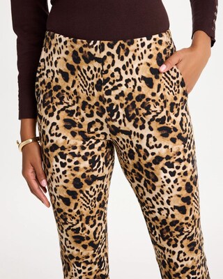 Prestige Cheetah Juliet Straight Ankle Pants click to view larger image.