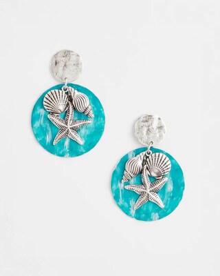 No Droop® Seashell Ocean Earrings