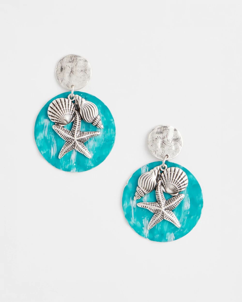 No Droop® Seashell Ocean Earrings