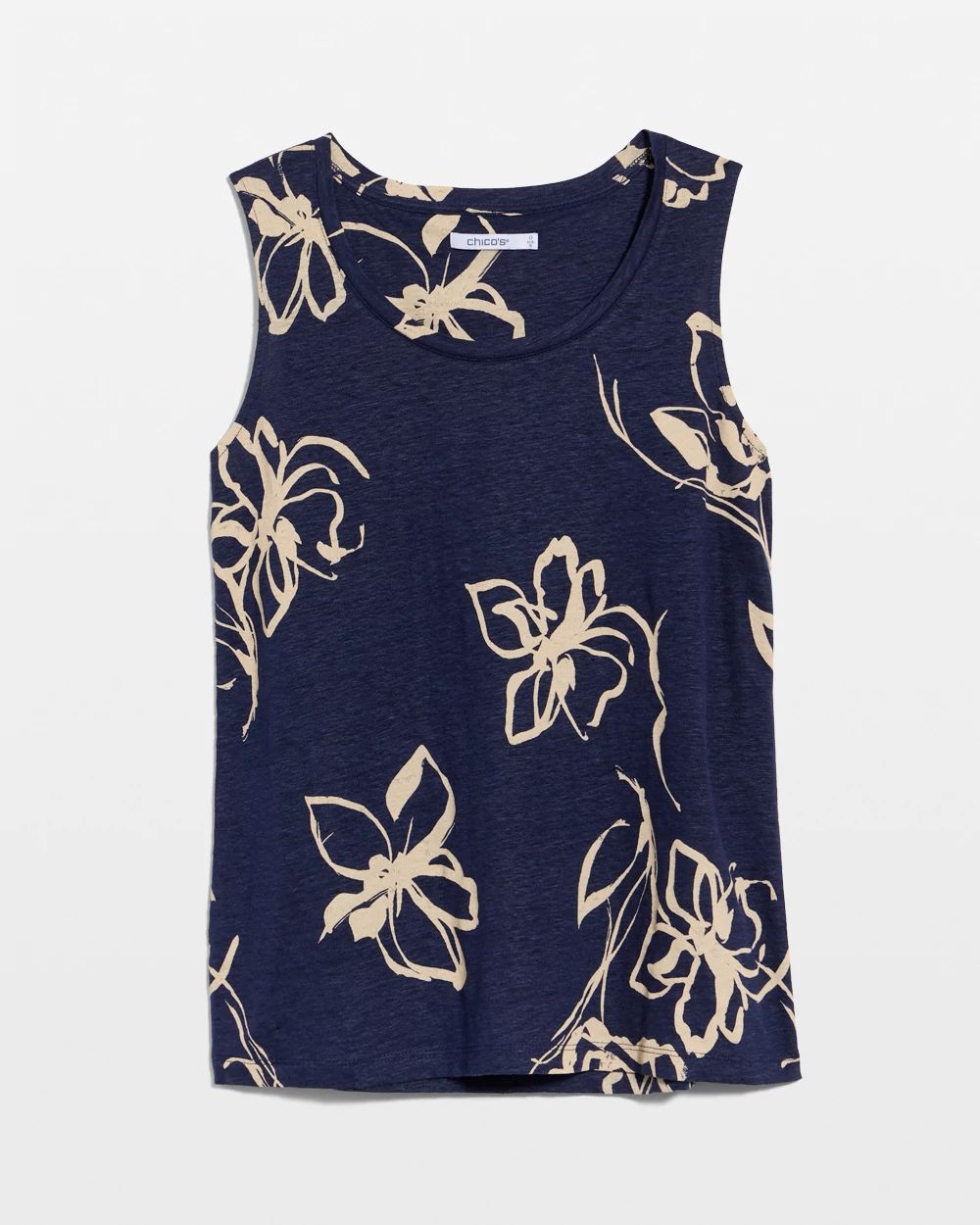 Floral Linen Tank
