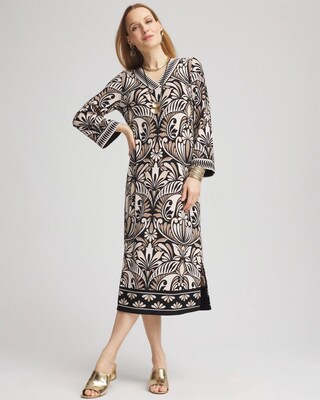 Travelers™ Bell-Sleeved Midi Dress click to view larger image.